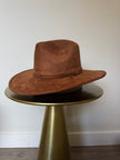 Big brim basic suede