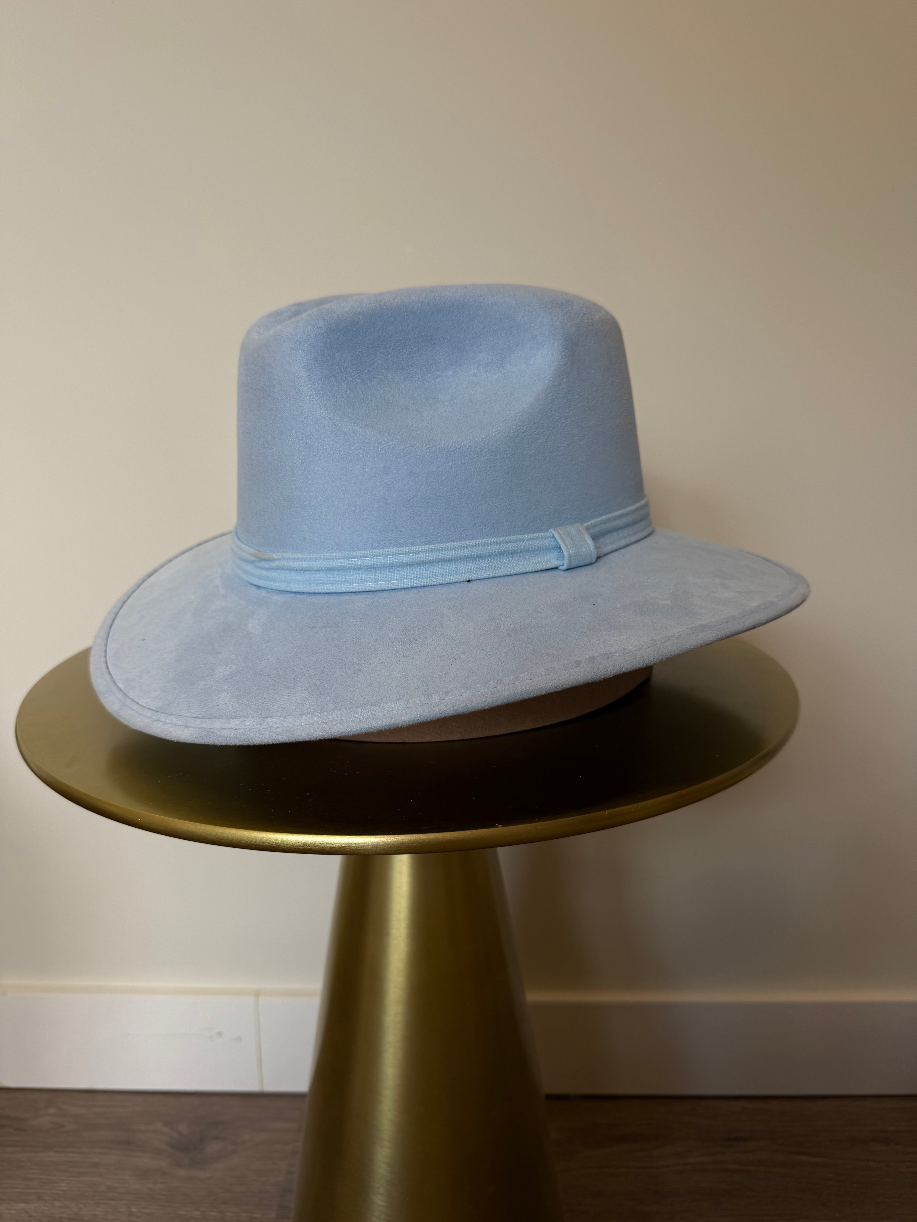 Suede cowboy hat