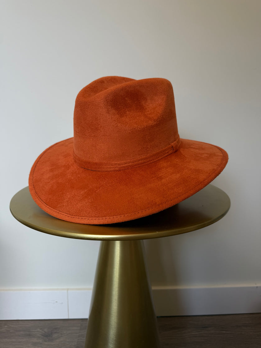 Suede cowboy hat