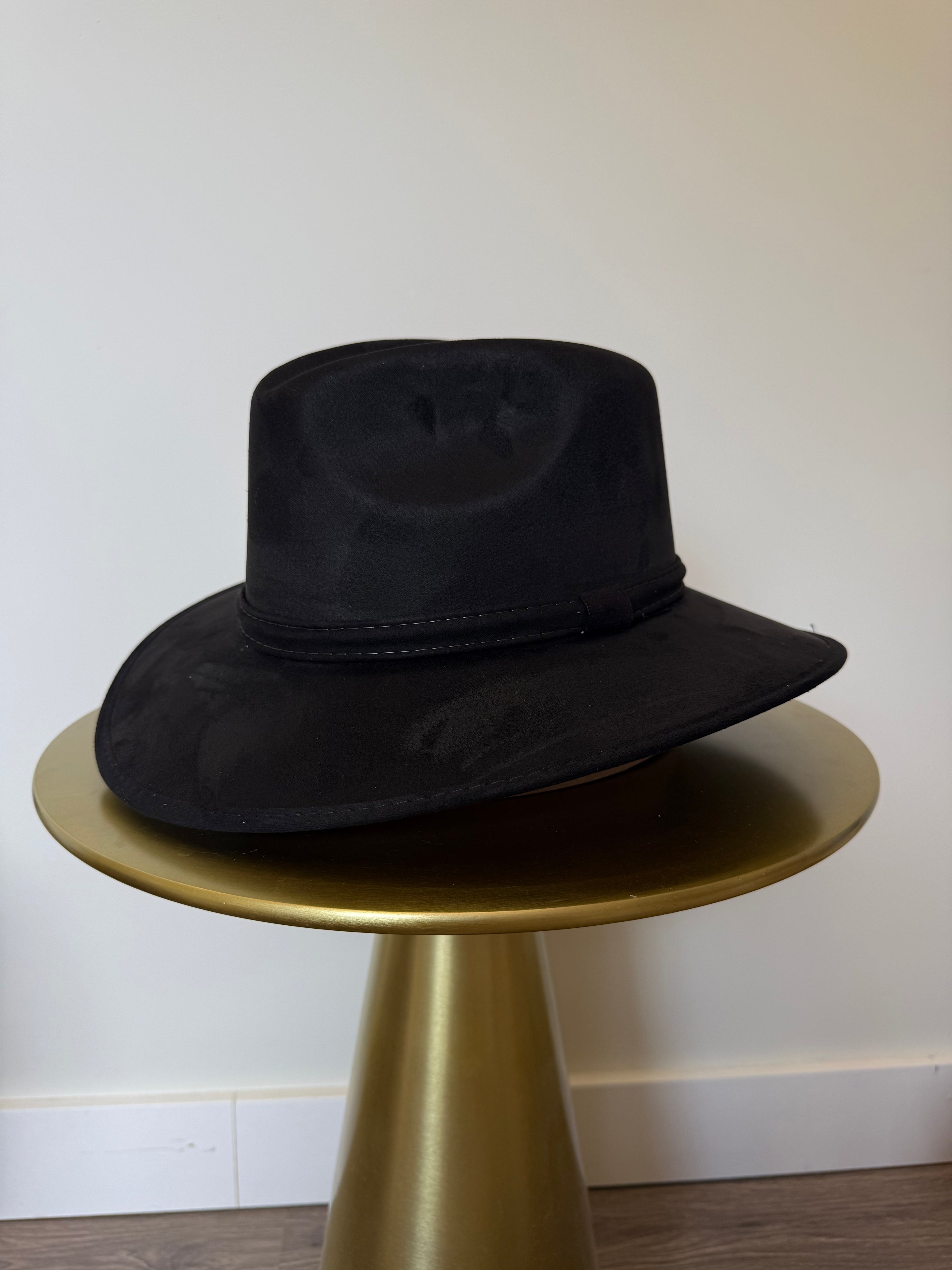 Suede cowboy hat