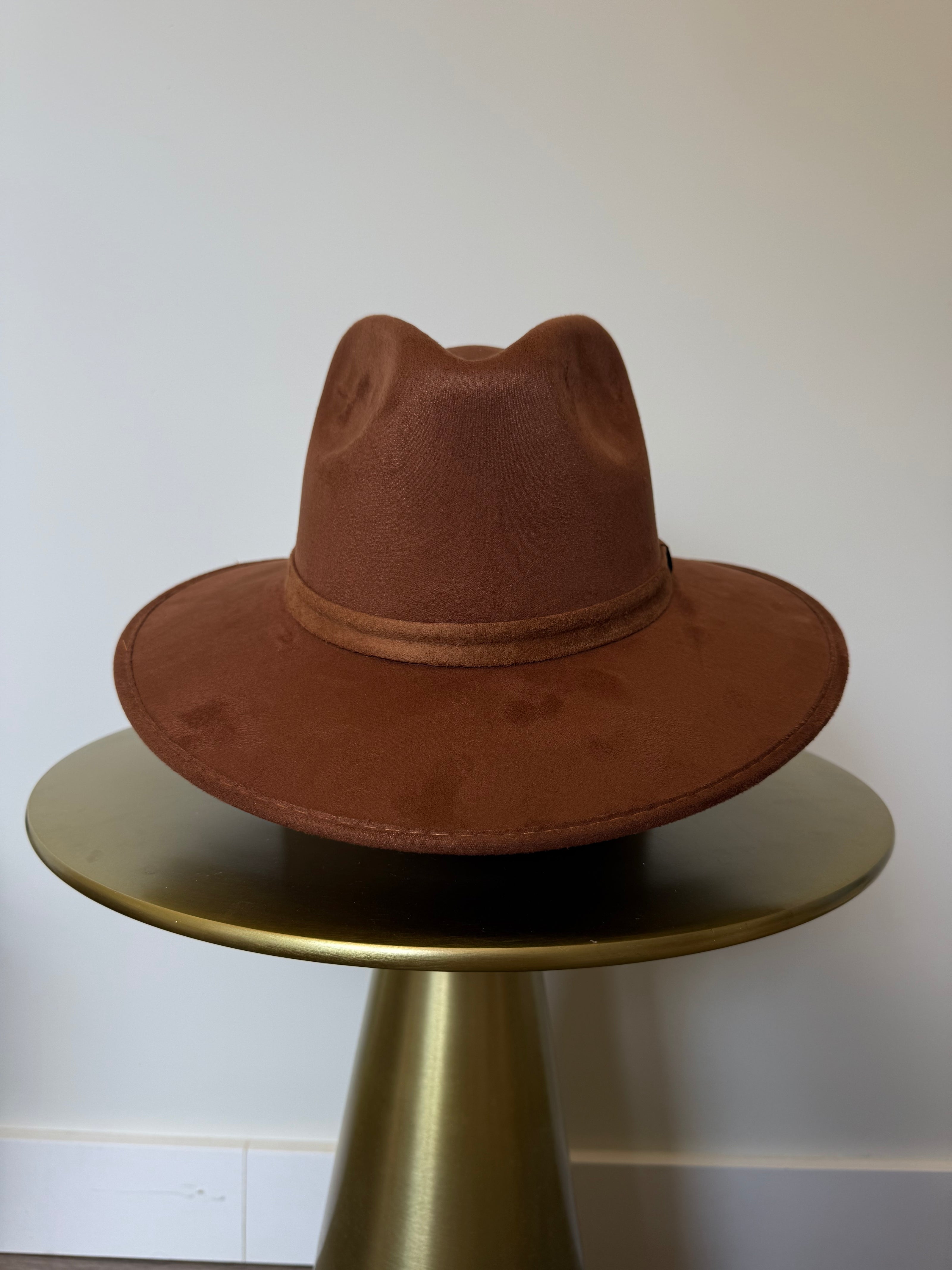 Suede cowboy hat