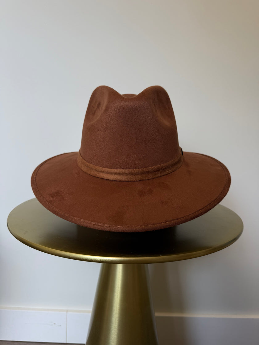 Suede cowboy hat