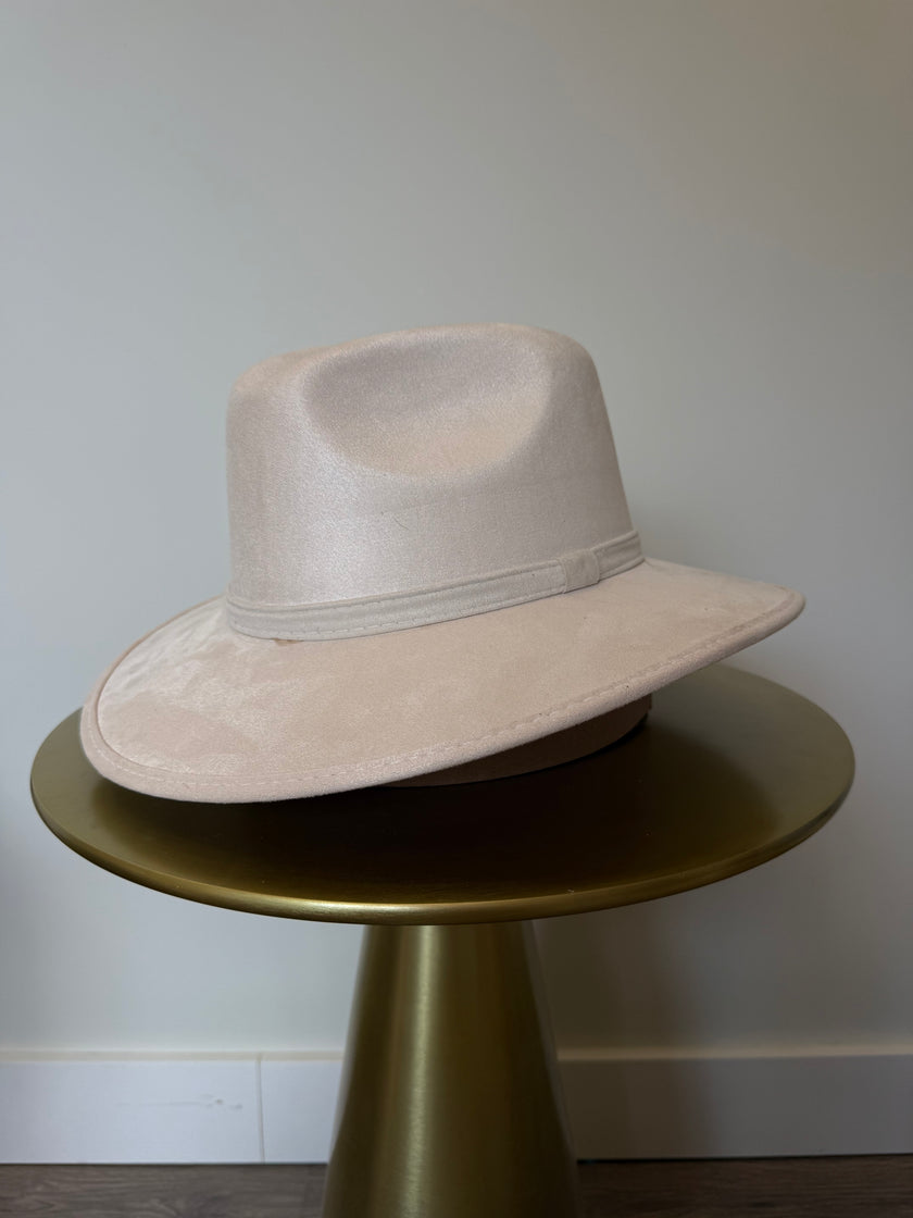 Suede cowboy hat