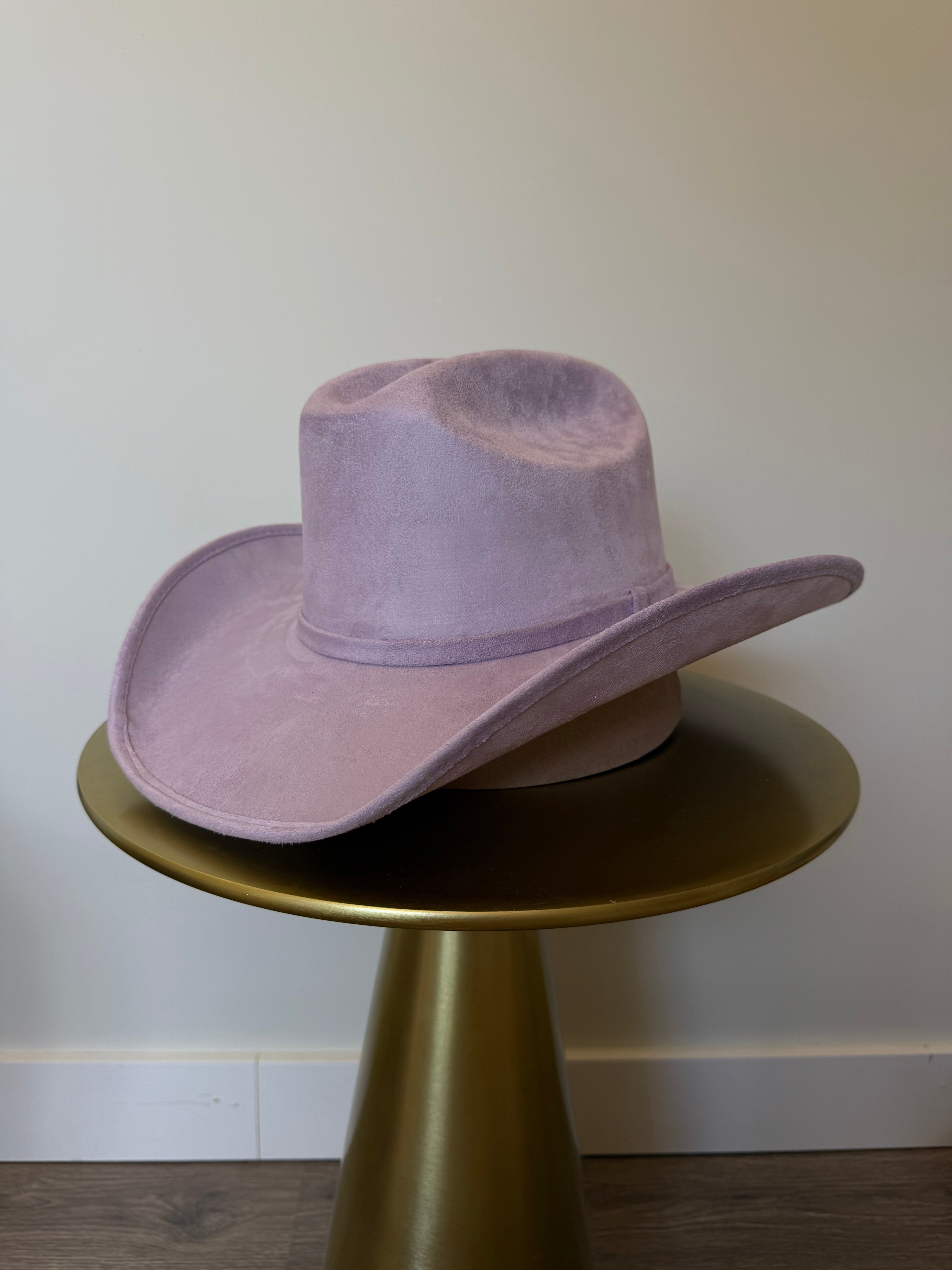 Suede cowboy hat