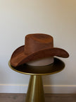 Suede cowboy hat