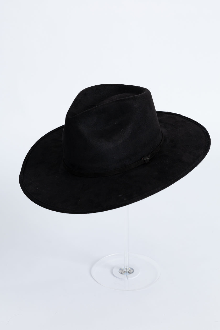 Big brim basic suede