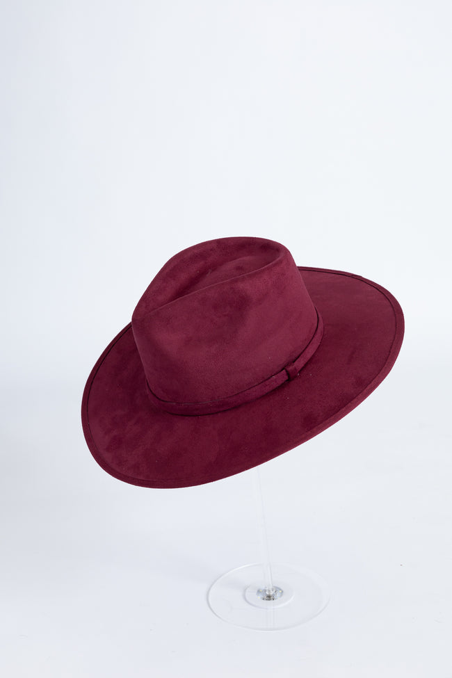 Big brim basic suede