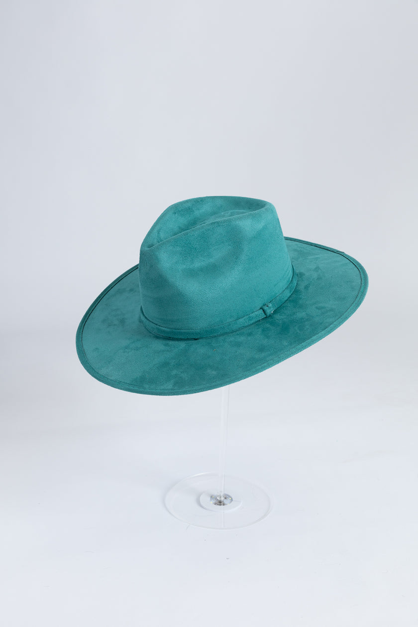 Big brim basic suede